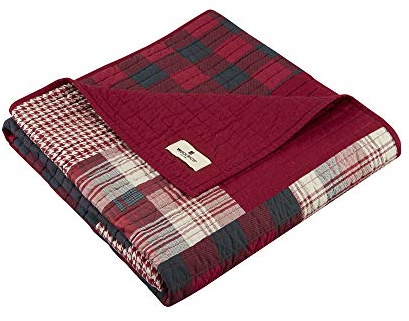 Woolrich WR50 – 1785 Sunset Acolchado Manta 50 x 70 Rojo, 50 x 70 cm