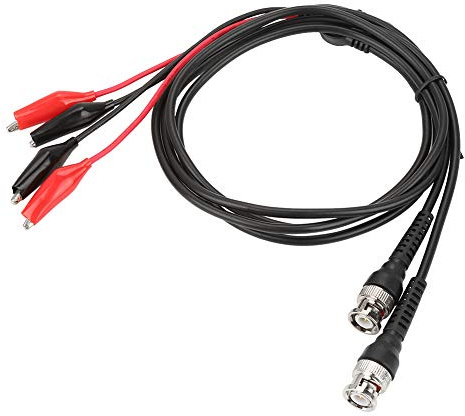 2pcs BNC P1011 Q9 Oscilloscope Sonde Câbles de Test à Double Pince 108cm