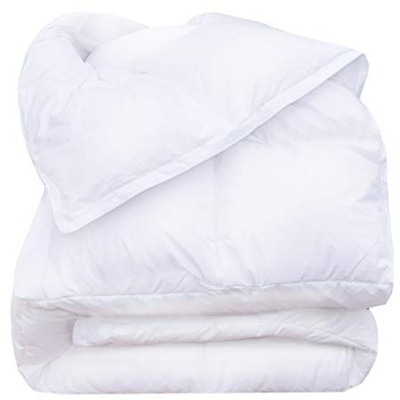 PERLARARA Piumino Invernale Vera Piuma d'oca Vergine, Piumone letto Singolo una Piazza Maxi 155x215 cm Molto Caldo 5 punti su 5, Helsinki 670 Buon Filling Power