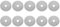 Cuchillas de cortador giratorio de 10 piezas de 45 mm para cortador giratorio, cuchillas de repuesto de cortador giratorio que incluyen estuche de plástico
