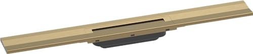 hansgrohe RainDrain Flex Shower Drain Set 700 mm Floor Drain Shower Can Be Shortened for Wall Mounting, Brushed Bronze