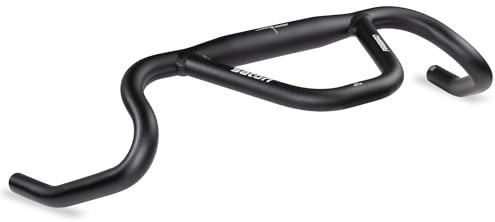 Satori Firebird Gravel Road Bike Bicycle Aluminum Alloy 30 Degree Flare Drop Bar Bent Handlebar with Integrated Front Extension - Clamp Size 31.8mm - Width 480mm