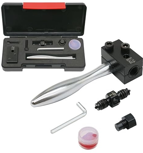 KOUTIANWU Herramienta de ensanchamiento de tubos de freno de 3/16 pulgadas, herramienta de ensanchamiento de línea de freno de coche (3/16 DIN)