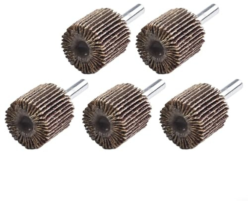 Mola abrasiva a disco lamellare, set da 5 pezzi, 1640 mm (25 mm)