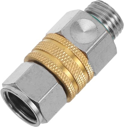 Veemoon 1 Pieza Articulación Giratoria Manómetro a Alta Presión Adaptador De Lavadora a Presión Lavadora a Presion Conexiones Rapidas Accesorios De Lavadora a Presión Latón