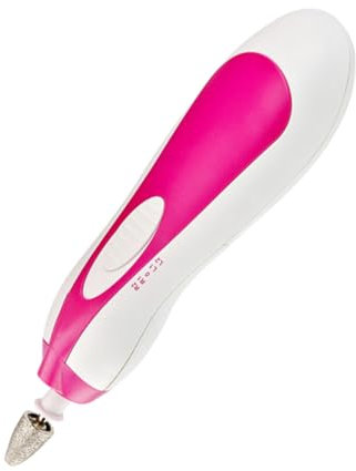 VICASKY Lucidatore Elettrico per Unghie Portatile Strumento Manicure Rosa per Unghie per Domestico e Batteria