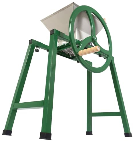 Obstmühle 7 ltr. mit Edelstahltrichter und Fußgestell 80-100kg Maische/St.