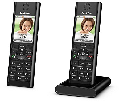 AVM FRITZ!Fon MT-F DECT-Komforttelefon für FRITZ!Box (Farbdisplay, HD-Telefonie)