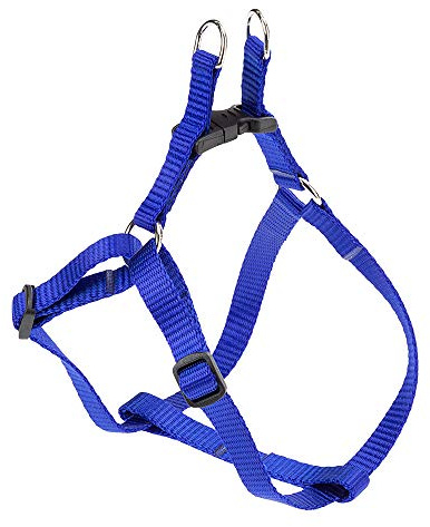 Ferplast Pettorina Cane Taglia Piccola EASY XS, Pettorina Gatto Regolabile, Facile da Indossare, 33-46 cm. Blu
