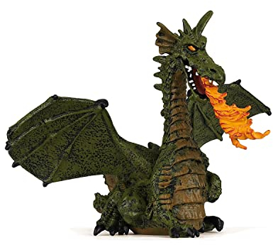 Papo - Realistic Green-Winged Dragon Figurine - from 3 years old - Educational Toy - Hand-Painted - Collectible - Decoration - Gift for Kids - Discovery - Early Learning - Premium Quality - 39025