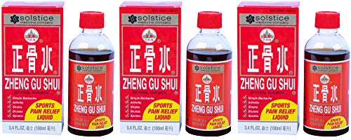 Solstice Medicine Company - Zheng Gu Shui Pain Relief - 3 Pack - 3.4 OZ