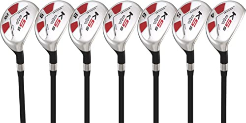 Majek Set completo completo da golf da uomo per anziani, che include: #4, 5, 6, 7, 8, 9, PW Senior Flex per destrorsi New Utility A Flex Club