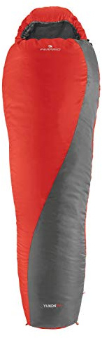 Ferrino Yukon Pro - Saco de Dormir Unisex para Adulto, Rojo, Talla única