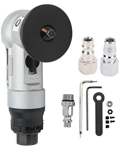 Máquina de Achaflanar Neumática, Herramienta de Biselado Neumático de 1/4 de Pulgada para Metal, Biseladora Neumática R0-R1 de 30000RPM con 5 Niveles de Ajuste de Velocidad(Estilo americano)