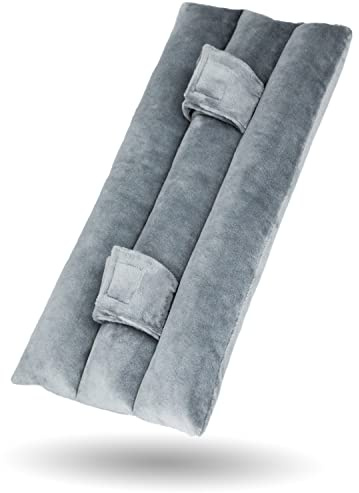BELINOUS Seat Belt Pillows for Post Mastectomy Surgery, Seatbelt Chest Cushion Pads Protector for Car After Heart Surgery, Port Pillows for Chemo and Breast Cancer Patients' Comfort (Gray)