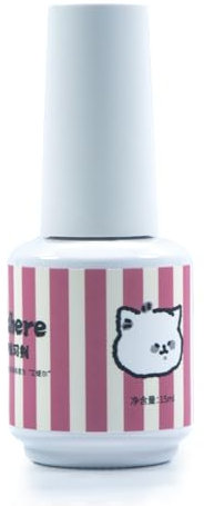 ADHERE Base Coat per la pratica, Gel di base pelabile di facile rimozione, senza bisogno di luce UV Smalto di base per la pratica delle unghie da togliere, per i principianti