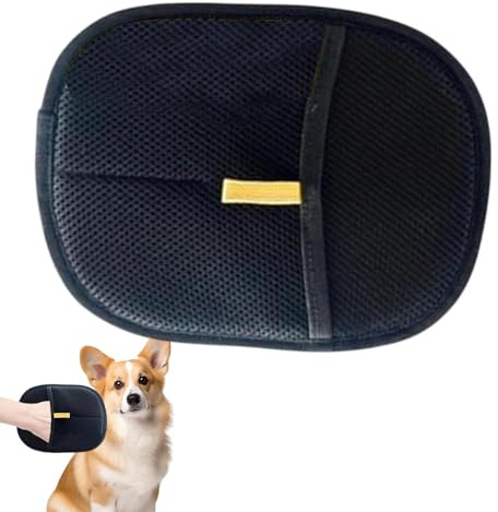 Gants de toilettage pour animaux de compagnie – Gants d'élimination statique | Gants de toilettage double face pour animaux de compagnie | Gants de toilettage polyvalents pour chiens