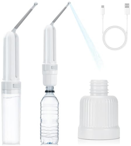 Rechargeable Portable Bidet with Bottle Adapter, IPX7 Waterproof Electric Bidet Sprayer, for Personal Hygiene Cleaning, Soothing Postnatal Care, Perineal & Hemorrhoid Treatment Plumb