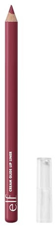e.l.f. Cream Glide Lip Liner, Highly Pigmented Pencil for Shaping & Sculpting Lips, Semi-Matte Finish, Vegan & Cruelty-Free, That Merlot Tho