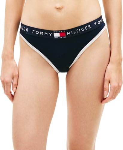 Tommy Hilfiger Rib Bikini Uw0uw06274 Calzoncillos a Juego Mujer (Pack de 1)