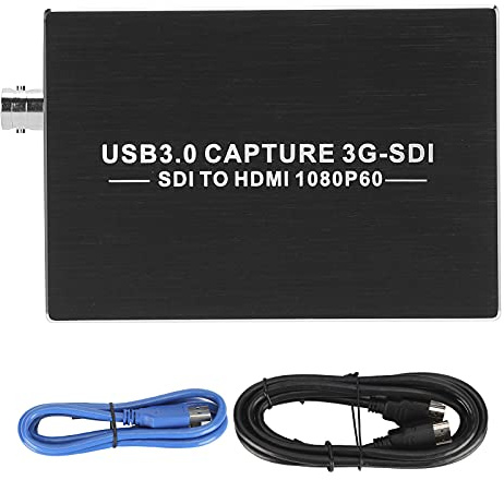 Kukyller Tarjeta de captura SDI Tarjeta de captura de vídeo USB, codificador de transmisión de vídeo 3G decodificador interfaz Multimedia SDI a HD 1080P