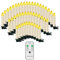 OZAVO Weihnachtskerzen 20/30/40 Sets, Christbaumkerzen mit Fernbedienung, kabellose LED Kerzen, Weihnachtsbaumbeleuchtung 2 Lichtmodifikationen, Weihnachten(20 Sets)