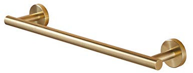 Barre Porte-Serviettes pour Salle de Bain à Fixation Murale en Acier Inoxydable SUS 304 Doré brossé 30 cm Gudetap GTA20806BG