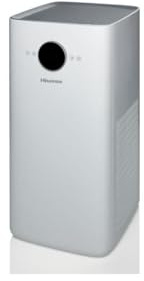 Hisense AP580H, Purificatore d'aria UV-C per rimozione di virus, polveri, pollini e peli animali, Classe A, Rumorosità <65dB(A), Ionizzatore, Hepa Filter (H13)+ filtro carboni attivi