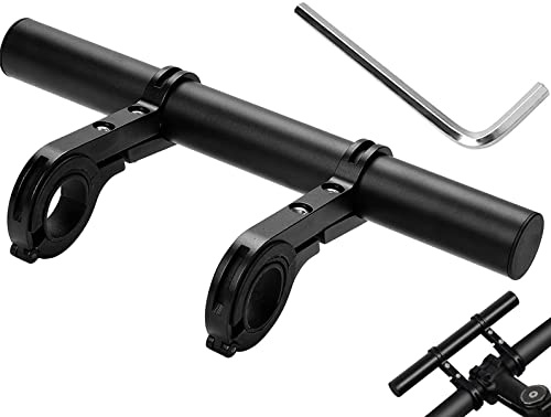 20 cm de hauteur de guidon de vélo, extension de guidon de vélo, accessoires de vélo, entretoise de guidon de vélo, extension de guidon, convient pour lampe de poche, smartphones, appareils GPS