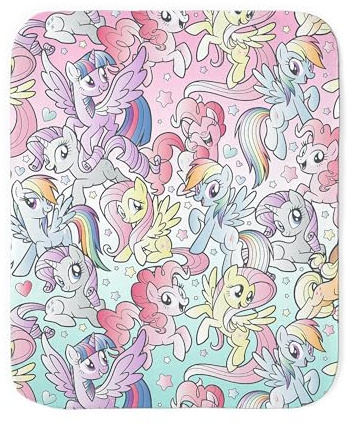 CafePress My Little Pony Rainbow Sherpa Fleece Throw Blanket 60 L x 50 W