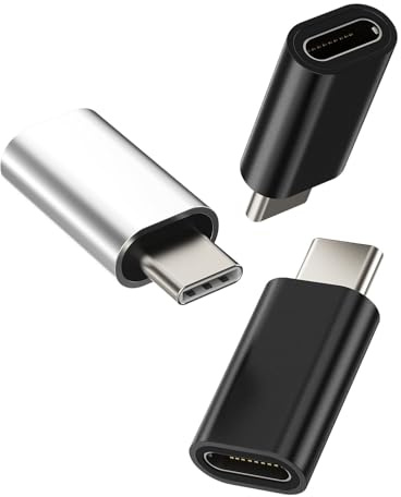 Lightning till USB C-adapter (3Pack) Jack Type Hane för Apple Honkoppling iPhone iPad Mini Kompatibel för Samsung Tillbehör Adapter Typ C-kabel Laddningskabel L-to-tp kontakt