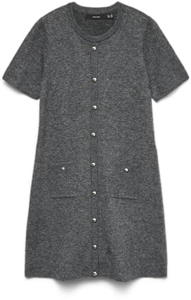 VERO MODA Vmjohanna SS O-Neck Dress Exp Vmjohanna SS O-Neck Dress Exp Mujer (Pack de 1)