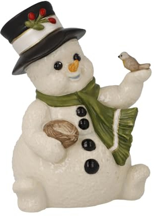Goebel Figura de muñeco de nieve – una galleta acogedora Navidad
