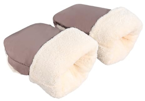 Pram Hand Muff, Pram Gloves for Stroller, Stroller Fleece Hand Muff, Waterproof and Windproof Anti-Freeze Pushchair Hands Warmer Gloves
