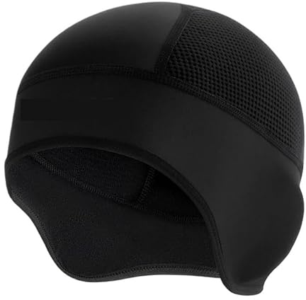 Cappello da bicicletta invernale Fodera for casco sci antivento e calda, cappello moto corsa, mountain bike for uomo donna per il Ciclismo