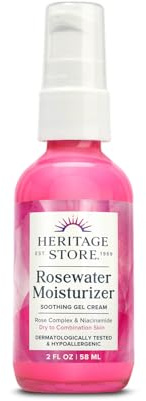 Rosewater Moisturizer, Dry To Combination Skin, 2 fl oz (58 ml), Heritage Store