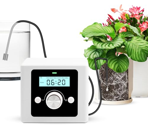 GedFong Automatisches Bewässerungssystem für Zimmerpflanzen, Automatisch Bewässerungssystem für Pflanzen im Innenbereich, DIY Automatische Bewässerung für Balkon, Ideal als Urlaubsbewässerungssystem