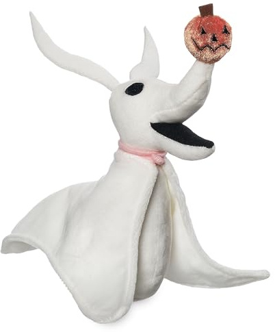 Disney Store Official Zero Small Mini Bean Bag Plush, Tim Burton's The Nightmare Before Christmas, 24cm/9”, Small Cuddly Stuffed Toy Dog Ghost, Suitable for Ages 0+