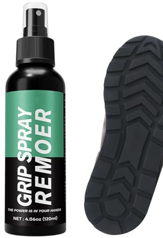 Spray Agarre Zapatos – 120ml Niebla Antideslizante, Fórmula Restauradora Suelas Zapatillas Botas | Mejora Tracción Deportiva Golf Tenis Vóley Entrenamiento