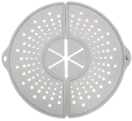 Protección contra salpicaduras, apta para lavavajillas y plegable contra salpicaduras de aceite. Protección contra salpicaduras de silicona para freír, para cocinar, para sartén, freidora, cocina