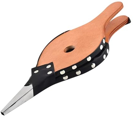 Soufflet de feu – 41 x 15 cm – Soufflet de foyer en bois rétro à main – Outil de cheminée en fonte pour petit bois | Soufflet portable de camping pour barbecue en plein air