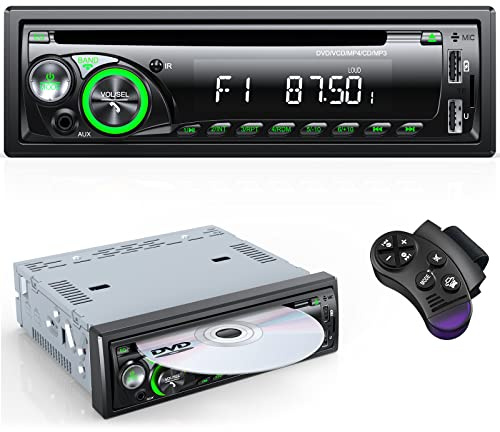 RDS Radio Coche Bluetooth con CD/DVD, Wistrue Autoradio Bluetooth FM/Am