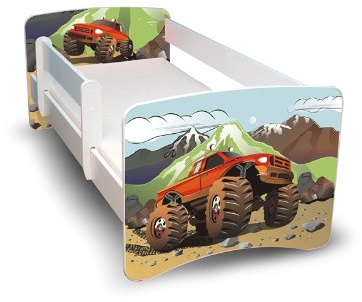 Best For Kids Kinderbett 80x160 MIT RAUSFALLSCHUTZ (Auto)