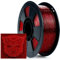 ZIRO PLA Filament 1.75mm 3D Drucker Filament PLA 1.75mm Twinkling Serie 1KG, Dimensional Accuracy +/- 0.03mm, Twinkling Rot