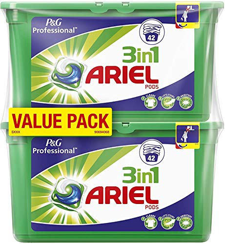 Ariel Professional 3in1 PODs Vollwaschmittel, 2er Pack (2 x 42 Waschladungen)