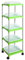 MUALROUS 5 Lagen Samen Sprout Tablett Microgreens Growing Kit Samen Sprout Tablett mit Deckel Weizengras Samen Grower Aufbewahrungsschalen Garten Home Küche Büro Edelstahl Regal Samen Sprout Tablett