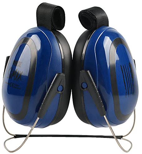 GREEN DEVIL Behind The Head Hearing Protection Ear Muffs SNR27dB/NRR 22dB Noise reduction Low Profile neckband Earmuff idea for full brim hard hats