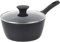 Salter BW09324 Saucepan with Lid – 20 cm Non-Stick Cooking Pot, Forged Aluminium, Induction Hob Suitable, Dishwasher & Metal Utensil Safe, PFOA-Free Sauce Pots, Cool Touch Handle, Megastone Noir