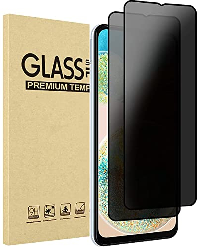 JMDZDL Privacy Pellicola Protettiva Compatible con Samsung Galaxy A23 5G, [2 pezzi] Anti-Spia Protezione in Vetro Temperato per Samsung A23 5G Protezione Schermo Copertura Completa 9H Anti-Spy