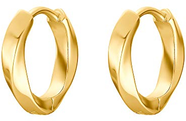Heideman Ohrringe Herren Levi aus Edelstahl gold farbend Ohrstecker für Männer